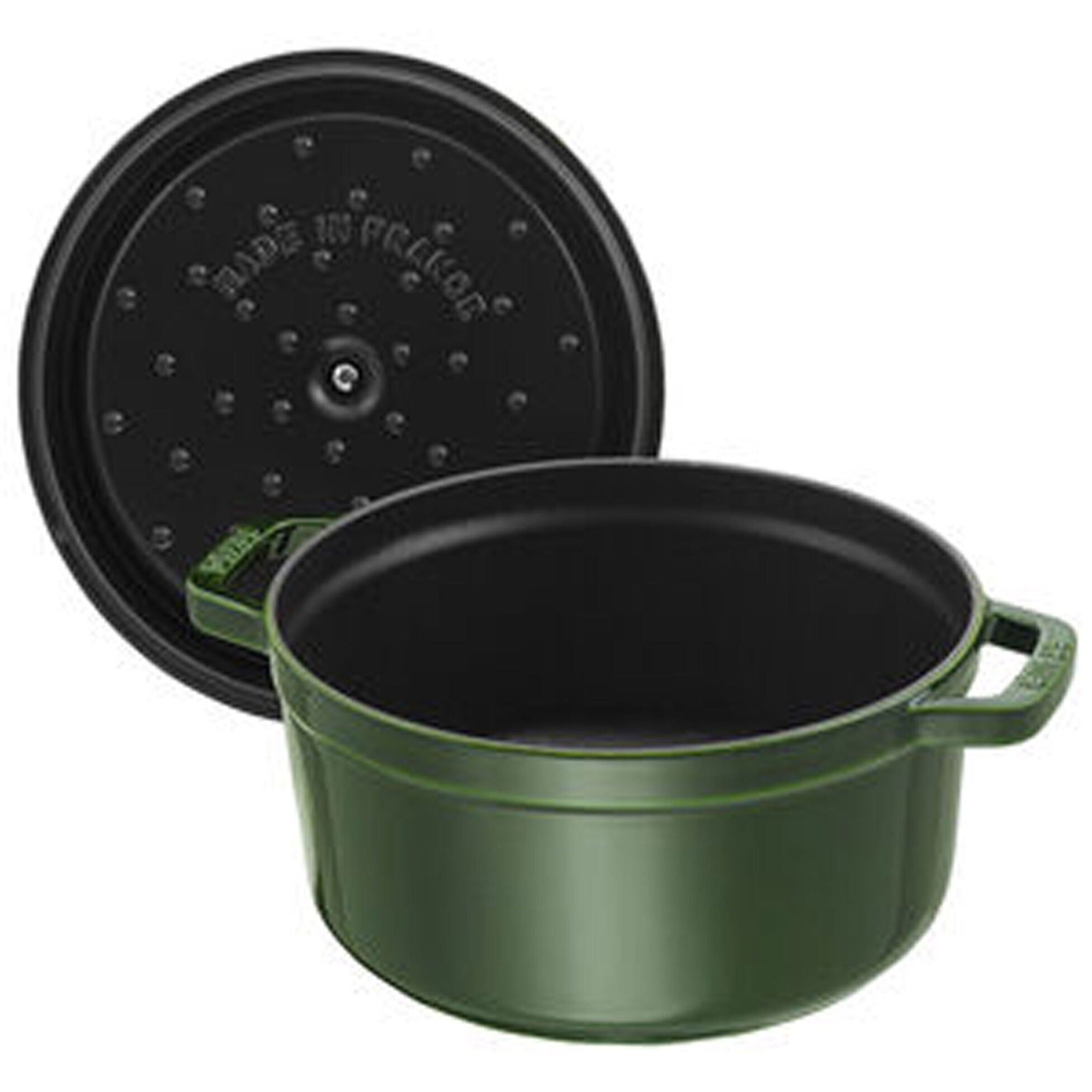 Cocotte Redonda de Hierro Fundido - Albahaca