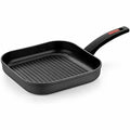Plancha Grill Monix 28 cm — Acero Inoxidable con Rayas para Marcas Perfectas