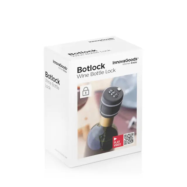 Candado para Botellas de Vino Botlock InnovaGoods — Protege tu Botella Favorita