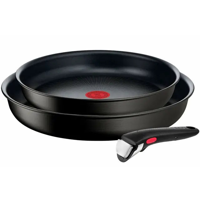 Set 2 Sartenes Tefal Ingenio Unlimited 22+26 cm — Antiadherente Negro, Apto para Horno