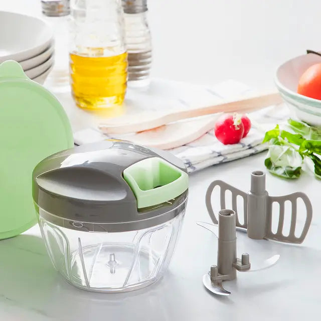 Picadora Manual con Cuerda Spinop InnovaGoods — Pica en Segundos sin Electricidad