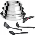 Batería Tefal 9 Piezas Aluminio — Set Completo Antiadherente