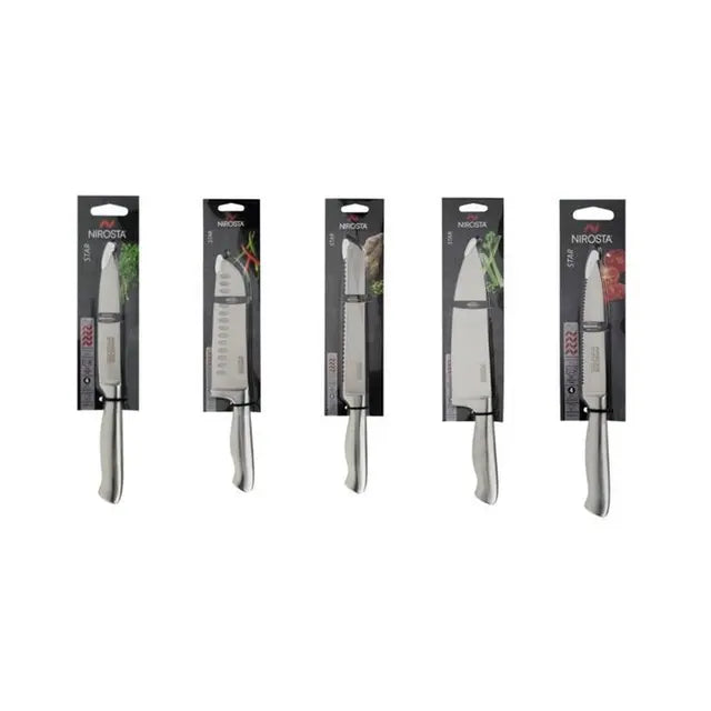 Set de Cuchillos Nirosta Acero Inoxidable — Corte Profesional en Casa